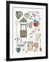 Coffee Chart II V2-Courtney Prahl-Framed Art Print