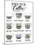 Coffee Chart-Grace Popp-Mounted Art Print