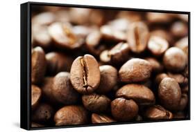 Coffee Close-Up.Selective Focus-Subbotina Anna-Framed Stretched Canvas