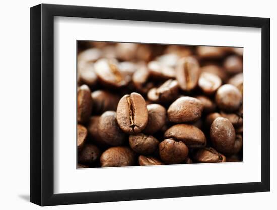 Coffee Close-Up.Selective Focus-Subbotina Anna-Framed Photographic Print