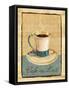 Coffee Club III-Paul Brent-Framed Stretched Canvas