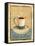 Coffee Club III-Paul Brent-Framed Stretched Canvas