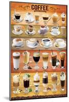 Coffee Collage-null-Mounted Art Print