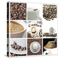 Coffee Collage-Gajus-Stretched Canvas