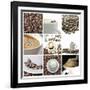 Coffee Collage-Gajus-Framed Art Print