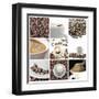 Coffee Collage-Gajus-Framed Art Print