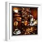 Coffee Collage-Subbotina Anna-Framed Art Print