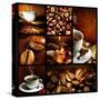 Coffee Collage-Subbotina Anna-Stretched Canvas