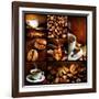 Coffee Collage-Subbotina Anna-Framed Art Print