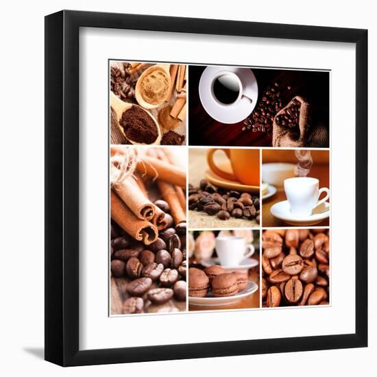 Coffee Concept-oksix-Framed Art Print