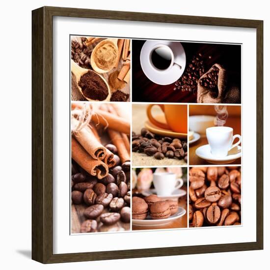 Coffee Concept-oksix-Framed Art Print