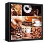 Coffee Concept-oksix-Framed Stretched Canvas