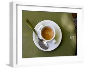 Coffee Cup, Luxemburg Gardens, Paris, France-Michele Molinari-Framed Photographic Print