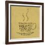 Coffee Cup Of Words-alanuster-Framed Art Print