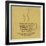 Coffee Cup Of Words-alanuster-Framed Art Print