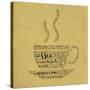 Coffee Cup Of Words-alanuster-Stretched Canvas