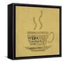 Coffee Cup Of Words-alanuster-Framed Stretched Canvas