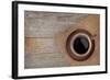 Coffee Cup on Wooden Table-karandaev-Framed Photographic Print