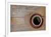 Coffee Cup on Wooden Table-karandaev-Framed Photographic Print