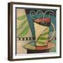 Coffee Cup with Leaves-Tim Nyberg-Framed Giclee Print