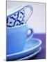 Coffee cups and saucers-null-Mounted Photographic Print