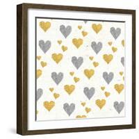 Coffee Cuties Pattern I A-Pela Studio-Framed Art Print