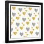 Coffee Cuties Pattern I A-Pela Studio-Framed Art Print