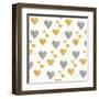 Coffee Cuties Pattern I A-Pela Studio-Framed Art Print