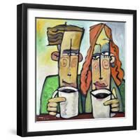 Coffee Date-Tim Nyberg-Framed Premium Giclee Print