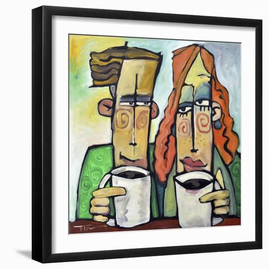 Coffee Date-Tim Nyberg-Framed Premium Giclee Print