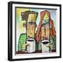 Coffee Date-Tim Nyberg-Framed Premium Giclee Print