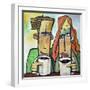 Coffee Date-Tim Nyberg-Framed Premium Giclee Print