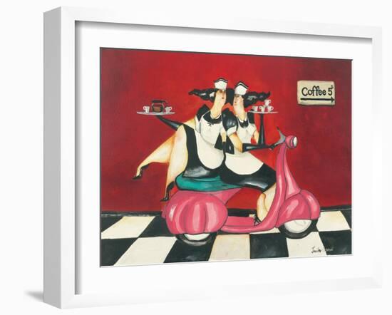 Coffee Delivery-Jennifer Garant-Framed Giclee Print