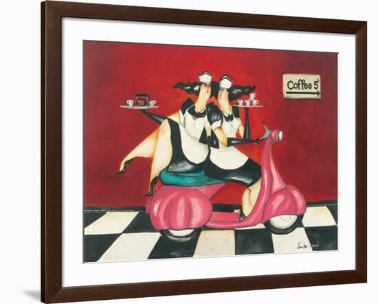 Coffee Delivery-Jennifer Garant-Framed Giclee Print