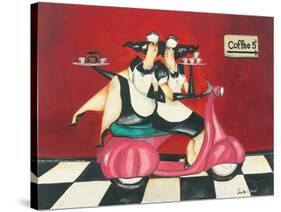 Coffee Delivery-Jennifer Garant-Stretched Canvas