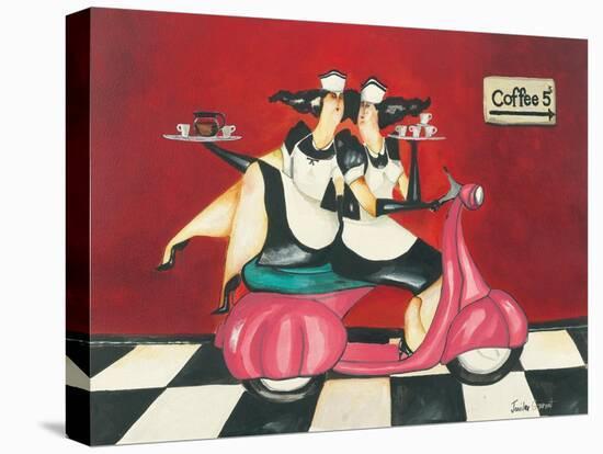 Coffee Delivery-Jennifer Garant-Stretched Canvas