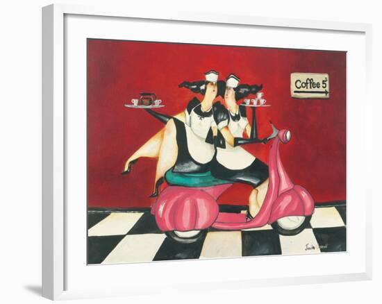 Coffee Delivery-Jennifer Garant-Framed Giclee Print