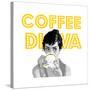 Coffee Diva-null-Stretched Canvas