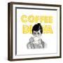 Coffee Diva-null-Framed Premium Giclee Print