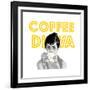 Coffee Diva-null-Framed Giclee Print