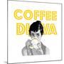 Coffee Diva-null-Mounted Giclee Print
