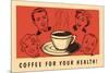 Coffee for Your Health, Drawings-Found Image Press-Mounted Giclee Print