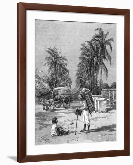 Coffee, Guatemala, Village-J. Hellawells-Framed Art Print