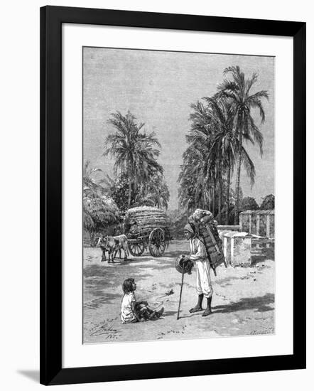 Coffee, Guatemala, Village-J. Hellawells-Framed Art Print