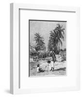 Coffee, Guatemala, Village-J. Hellawells-Framed Art Print