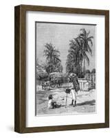 Coffee, Guatemala, Village-J. Hellawells-Framed Art Print