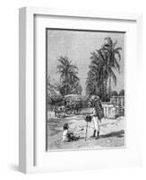 Coffee, Guatemala, Village-J. Hellawells-Framed Art Print