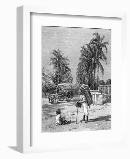 Coffee, Guatemala, Village-J. Hellawells-Framed Art Print