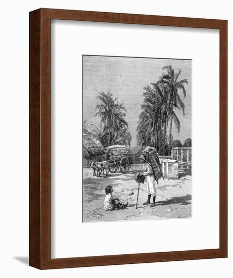 Coffee, Guatemala, Village-J. Hellawells-Framed Art Print