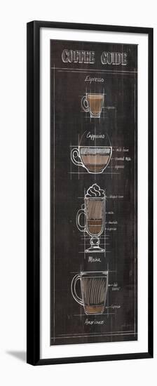 Coffee Guide Panel I-Janelle Penner-Framed Premium Giclee Print